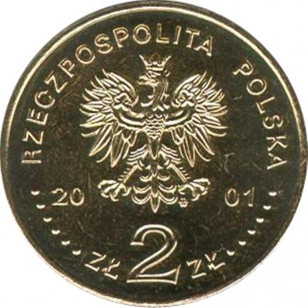 Awers monety2 zł XII Międzynarodowy Konkurs im. Henryka Wieniawskiego