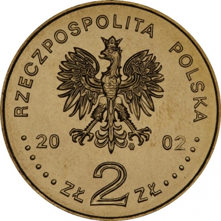Awers monety2 zł Mistrzostwa Świata w Piłce Nożnej 2002 Korea/Japonia