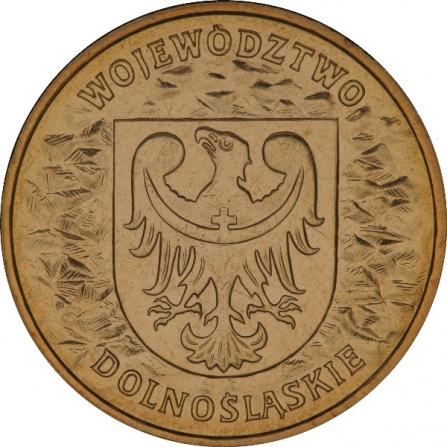 Coin reverse 2 pln Voivodship dolnośląskie
