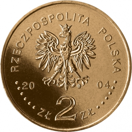 Awers monety2 zł 1 zł z 1924 r. (żniwiarka)