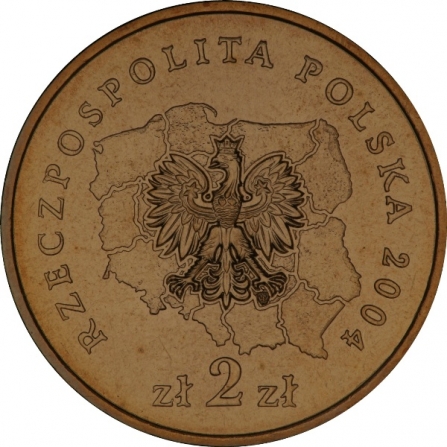 Awers monety2 zł Województwo łódzkie