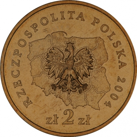 Awers monety2 zł Województwo mazowieckie