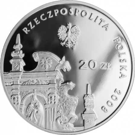 Awers monety20 zł Kazimierz Dolny