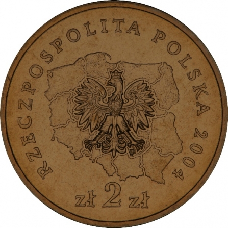 Awers monety2 zł Województwo podkarpackie
