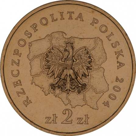 Awers monety2 zł Województwo śląskie