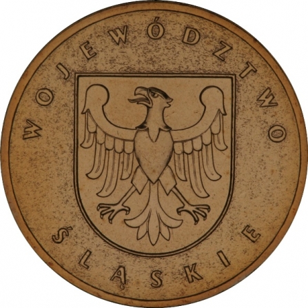 Rewers monety 2 zł Województwo śląskie