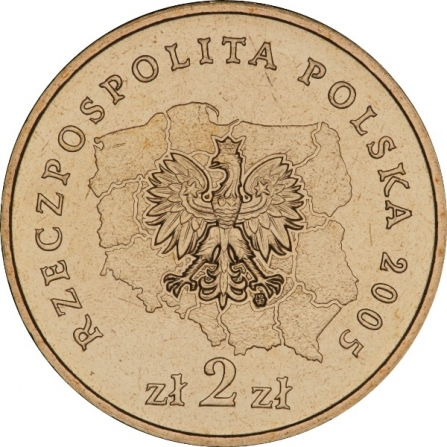 Awers monety2 zł Województwo warmińsko-mazurskie