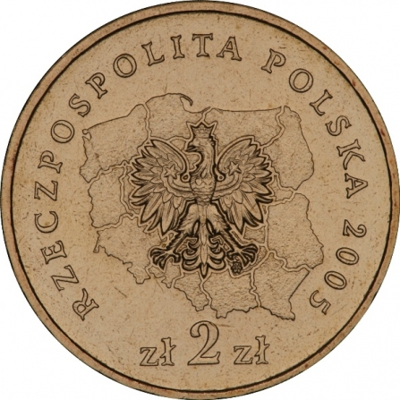 Awers monety2 zł Województwo wielkopolskie