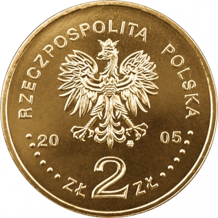 Awers monety2 zł 2 zł z 1936 r. (żaglowiec)