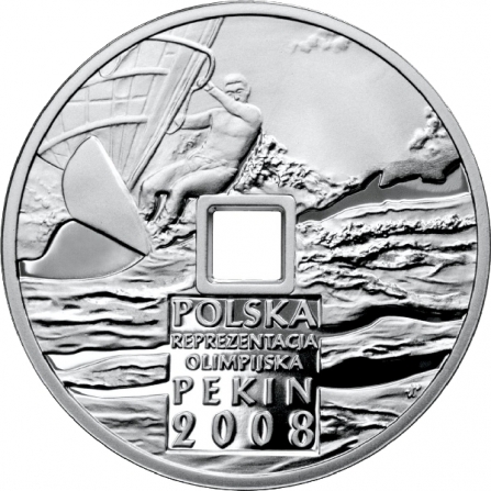 Coin reverse 10 pln The 29th Olympic Games: Beijing 2008