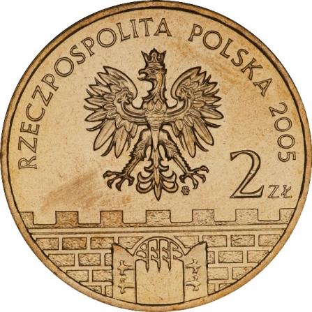 Awers monety2 zł Gniezno