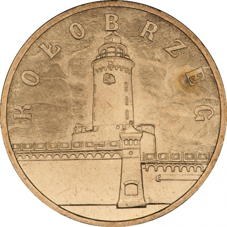 Rewers monety 2 zł Kołobrzeg