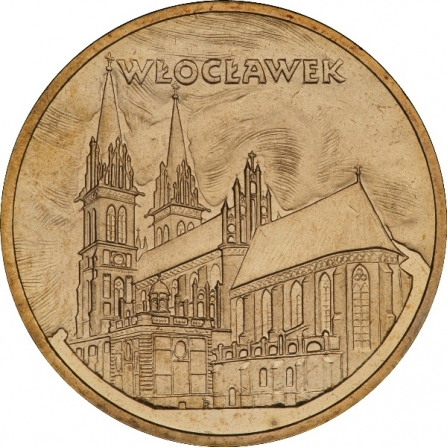 Rewers monety 2 zł Włocławek