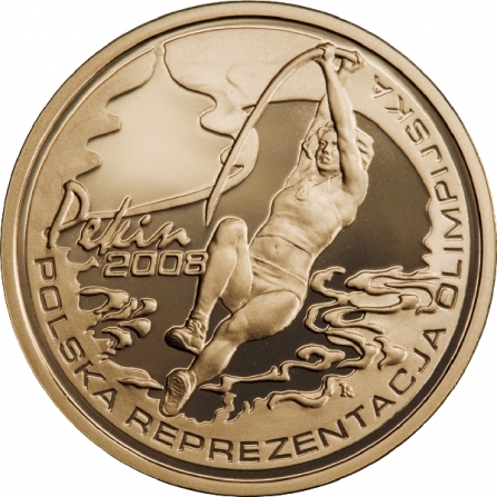 Rewers monety 200 zł Igrzyska XXIX Olimpiady - Pekin 2008