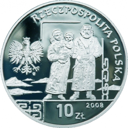 Awers monety10 zł Bronisław Piłsudski (1866-1918)