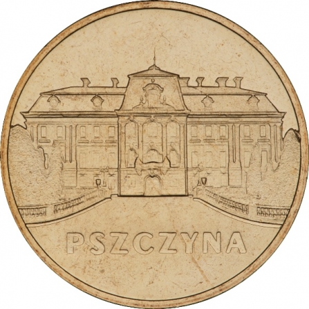 Rewers monety 2 zł Pszczyna