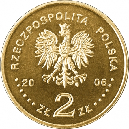Awers monety2 zł Kościół w Haczowie