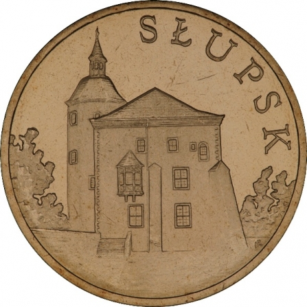 Rewers monety 2 zł Słupsk