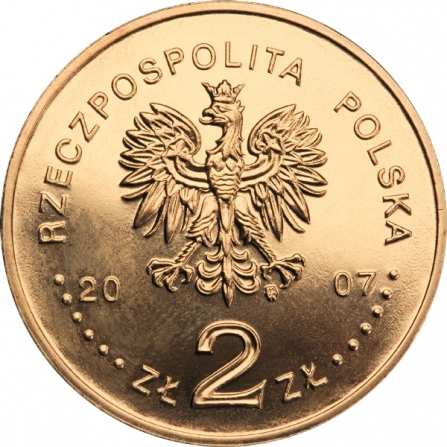 Awers monety2 zł Rycerz ciężkozbrojny - XV wiek