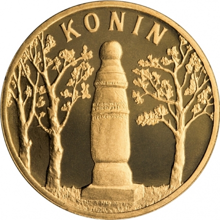 Rewers monety 2 zł Konin