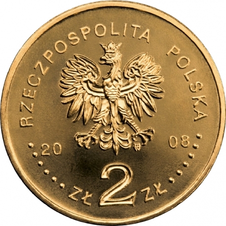 Awers monety2 zł 40. rocznica Marca `68