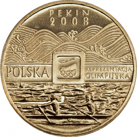 Rewers monety 2 zł Igrzyska XXIX Olimpiady - Pekin 2008