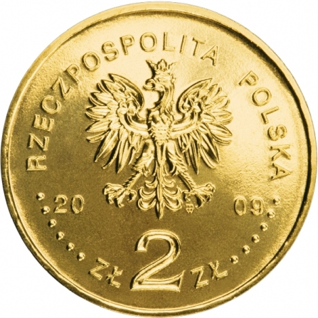 Awers monety2 zł 90. rocznica utworzenia Najwyższej Izby Kontroli