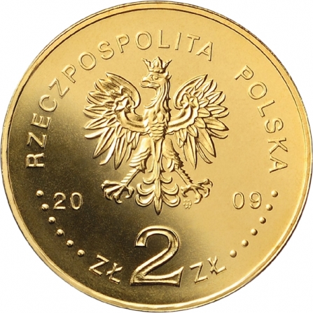 Awers monety2 zł 95. rocznica wymarszu Pierwszej Kompanii Kadrowej