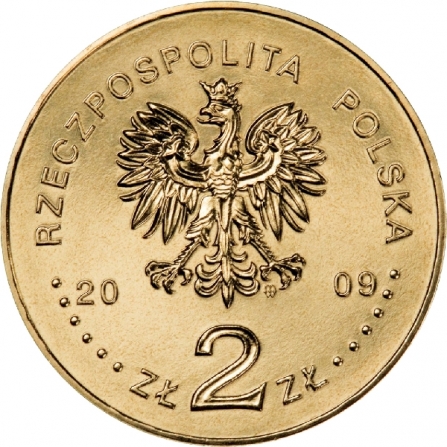 Coin obverse 2 pln 65th Anniversary of the Liquidation of the Lodz Ghetto