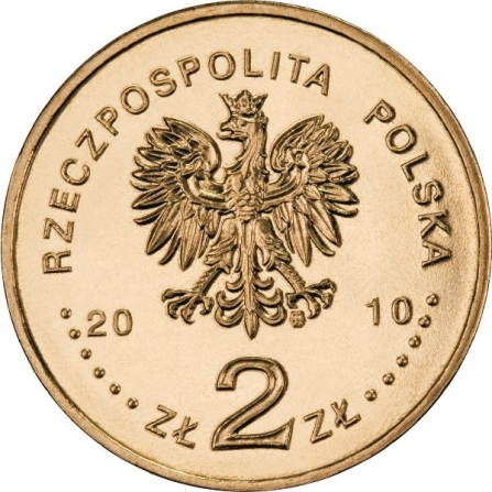 Awers monety2 zł 70. rocznica zbrodni katyńskiej