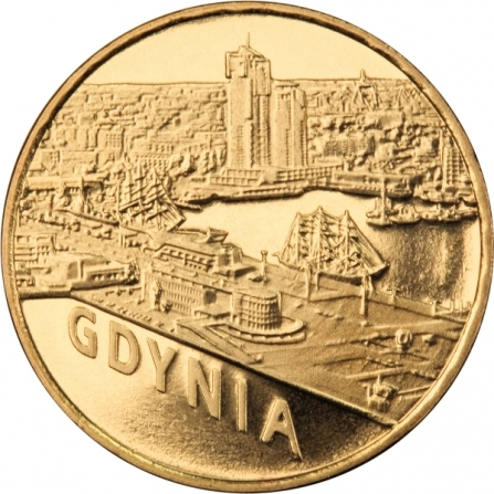 Rewers monety 2 zł Gdynia