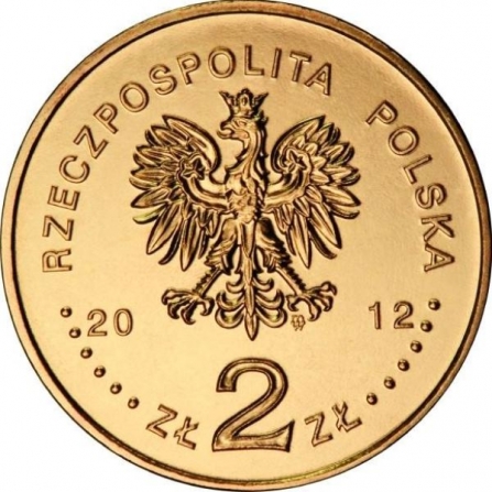 Awers monety2 zł Mistrzostwa Europy w Piłce Nożnej UEFA 2012