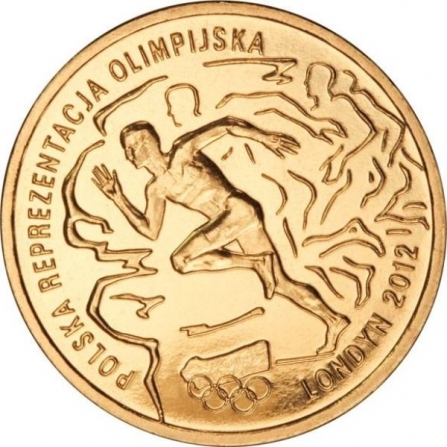 Rewers monety 2 zł Polska Reprezentacja Olimpijska - Londyn 2012