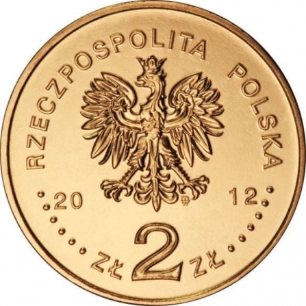 Awers monety2 zł Bolesław Prus