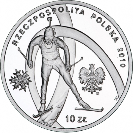 Coin obverse 10 pln Polish Olympic Team - Vancouver 2010