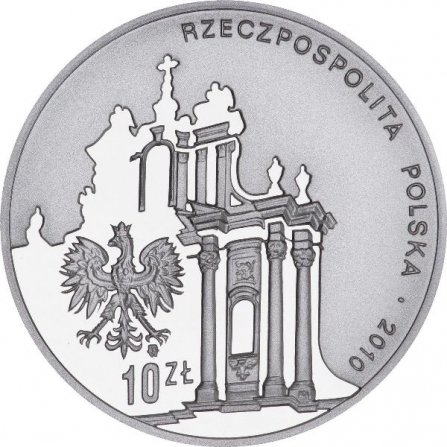 Awers monety10 zł 95. rocznica urodzin ks. Jana Twardowskiego