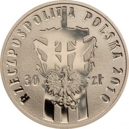 Awers monety30 zł Polski sierpień 1980