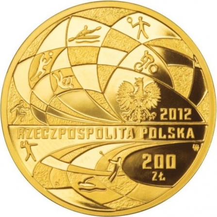 Awers monety200 zł Polska Reprezentacja Olimpijska - Londyn 2012