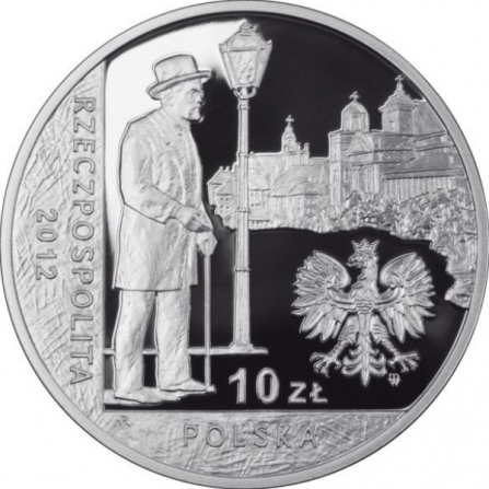 Awers monety10 zł Bolesław Prus