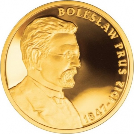Rewers monety 200 zł Bolesław Prus