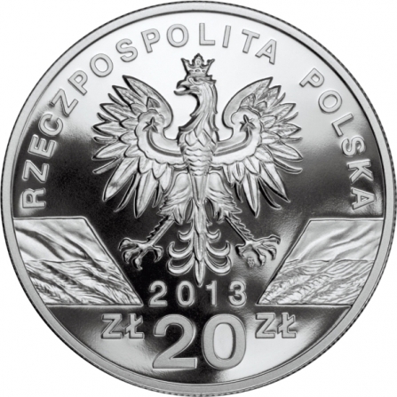 Coin obverse 20 pln Kangaroo – Red-Necked Wallaby (Wallabia bennetta) and Eastern Grey Kangaroo (20 PLN + 1 AUD)