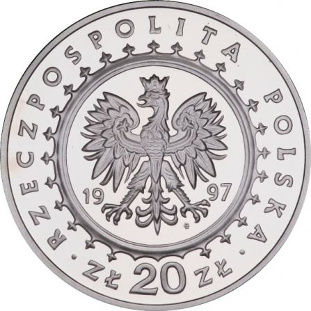 Coin obverse 20 pln Castle in Pieskowa Skala