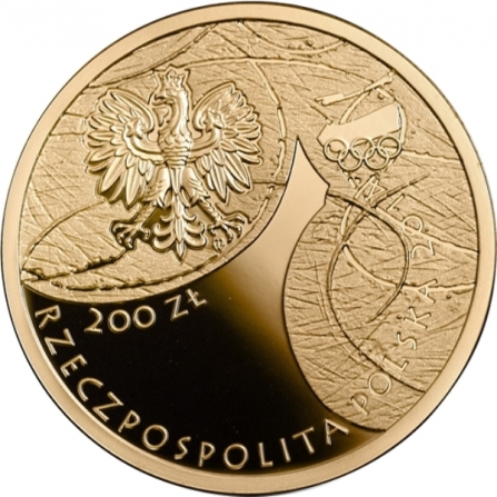 Awers monety200 zł Polska Reprezentacja Olimpijska Soczi 2014