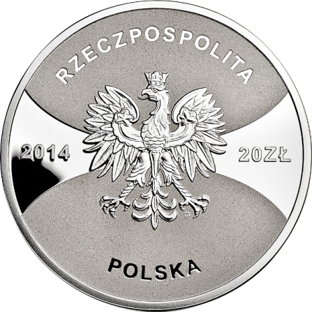 Awers monety20 zł Patrioci 1944 Obywatele 2014