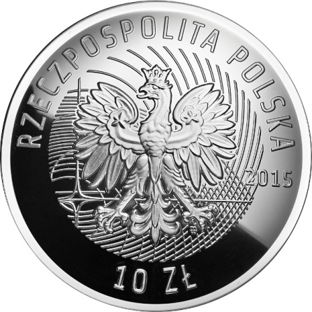 Awers monety10 zł 100-lecie Politechniki Warszawskiej