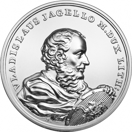 Rewers monety 50 zł Władysław Jagiełło