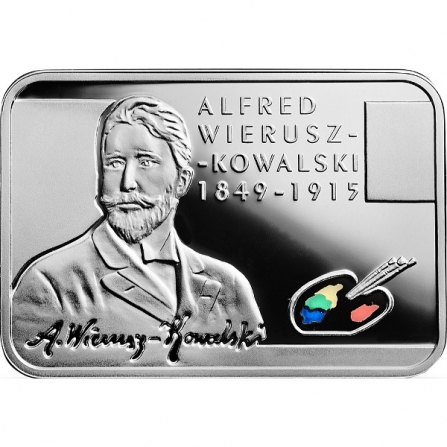 Rewers monety 20 zł Alfred Wierusz-Kowalski (1849-1915)