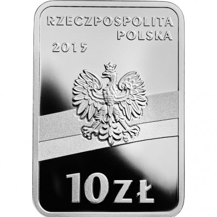 Awers monety10 zł Józef Piłsudski