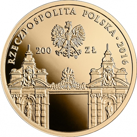 Awers monety200 zł 200. rocznica utworzenia Uniwersytetu Warszawskiego
