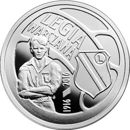 Rewers monety 5 zł Legia Warszawa